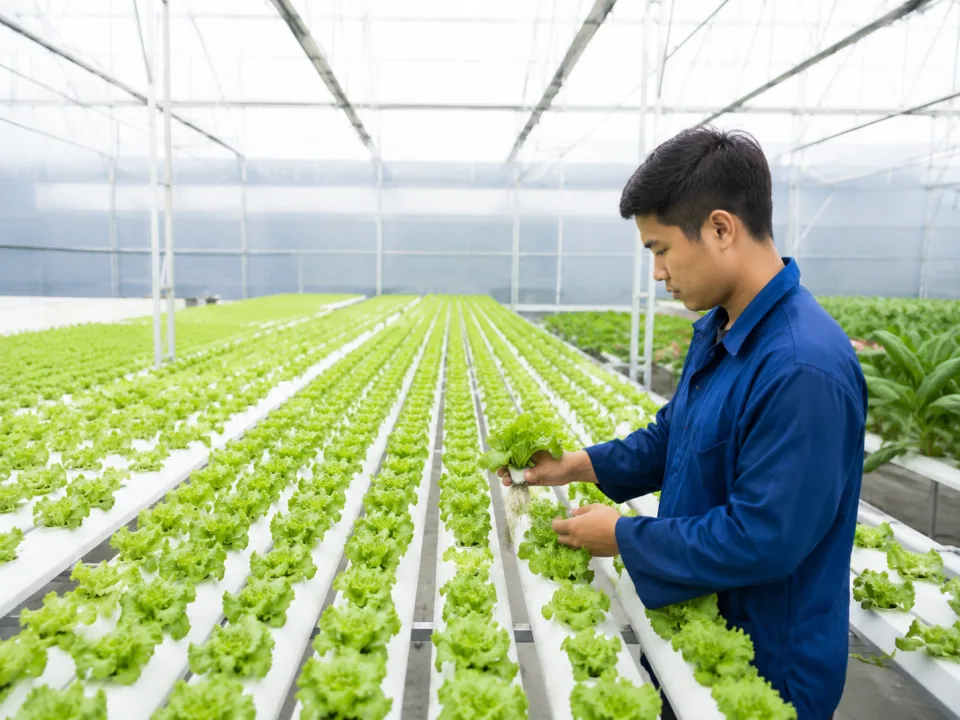 Vườn rau của Nguyễn Văn Hoà